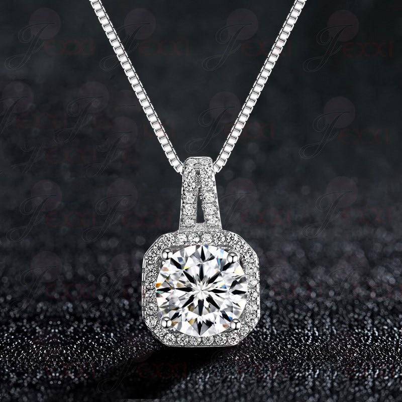 Big CZ Crystal Stone Necklace Chain Necklaces PATICO Official Store