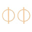 Big Hoop Circle Earrings Hoop Earrings RscvonM Official Store C1673-gold