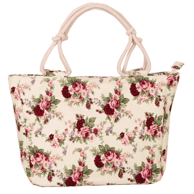 Big Size Casual Flower Printed Shoulder Bag for Women Shoulder Bags Molfmy bag Store Style 7 (30cm<Max Length<50cm)