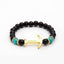 Black Hematite Bead Strand Bracelet For Men With Crown Strand Bracelets HelloLeo B020030
