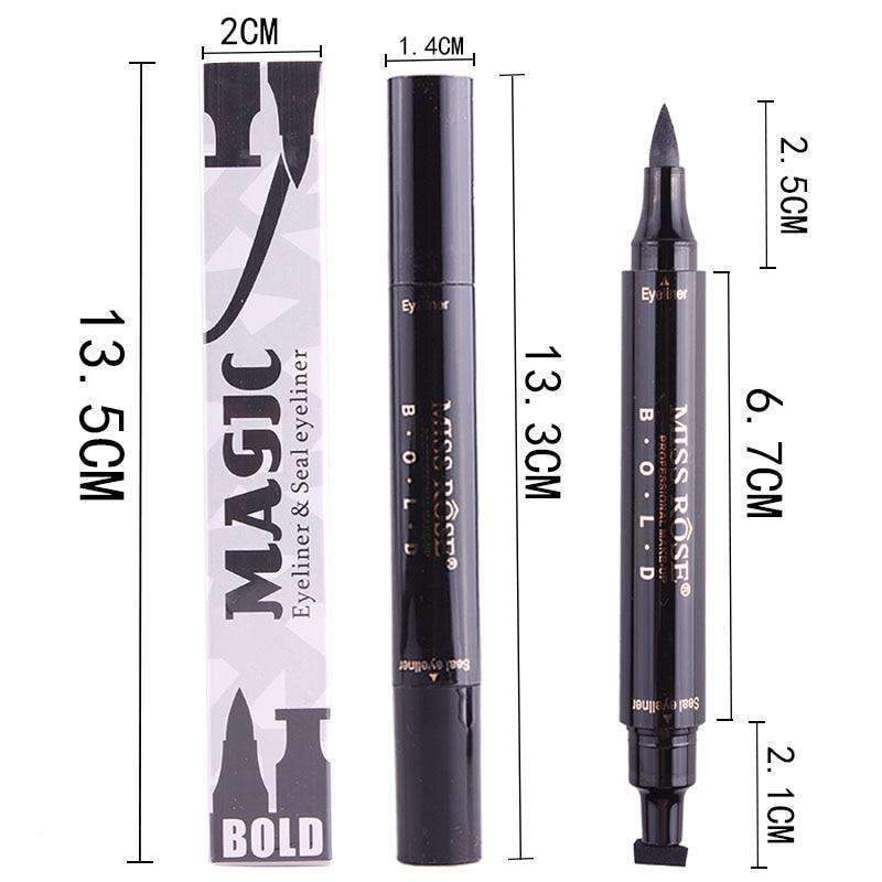 Black Stamp Waterproof Double-ended Eyeshadow and Eyeliner Eye Shadow & Liner Combination SD Store