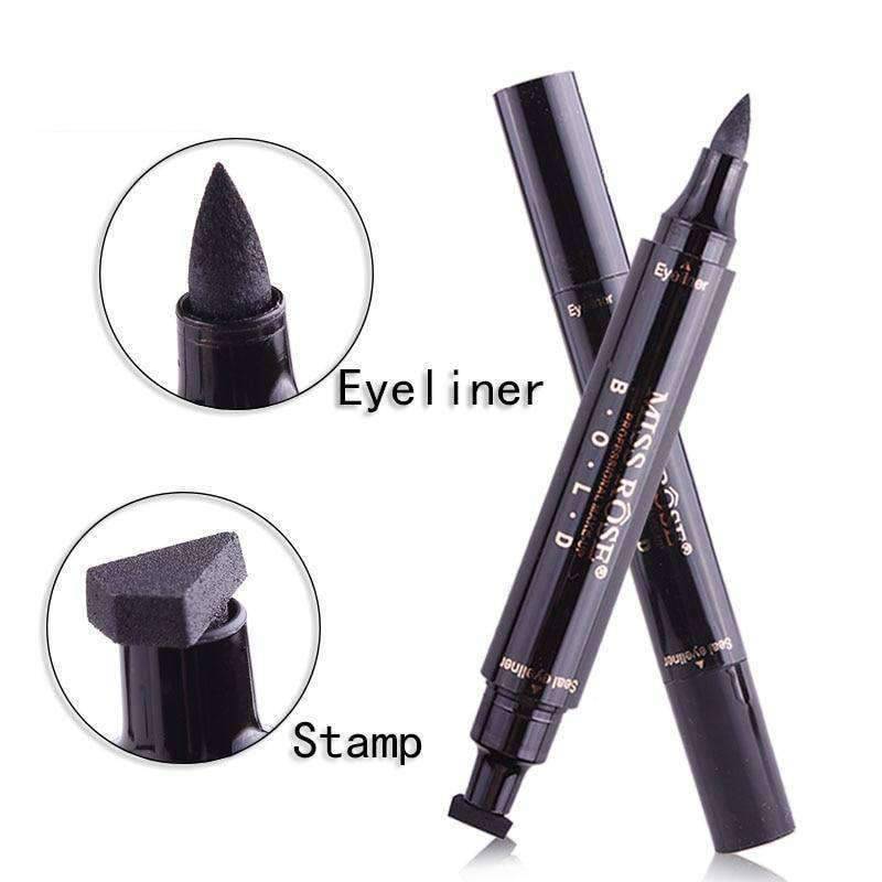 Black Stamp Waterproof Double-ended Eyeshadow and Eyeliner Eye Shadow & Liner Combination SD Store