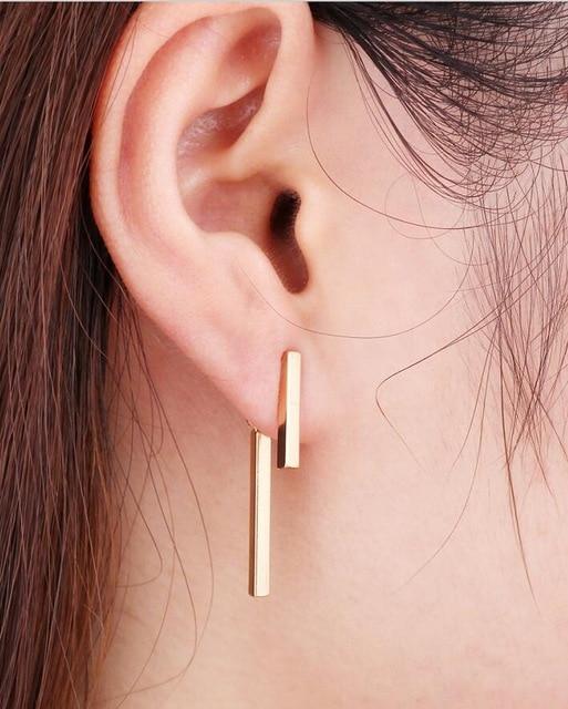 Blossoms Flower Shaped Stud Earrings for Women Stud Earrings SMJEL Official Store Gold ED140