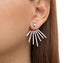 Blossoms Flower Shaped Stud Earrings for Women Stud Earrings SMJEL Official Store Silver ED188