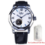 Blue Ocean Geometry Design Transparent Men's Mechanical Watch Mechanical Watches GMT White without Box