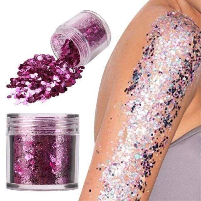 Body Glitter Sequins Powder Makeup For Nail Art Decor Body Glitter Ubeauty cute Store 01