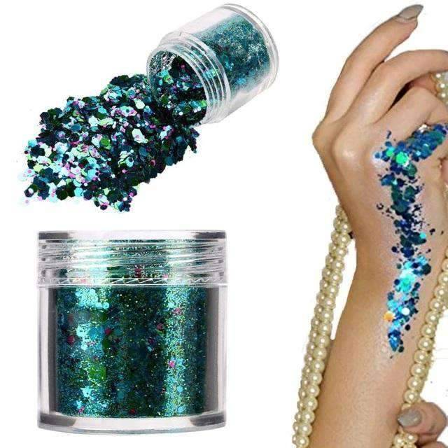 Body Glitter Sequins Powder Makeup For Nail Art Decor Body Glitter Ubeauty cute Store 08