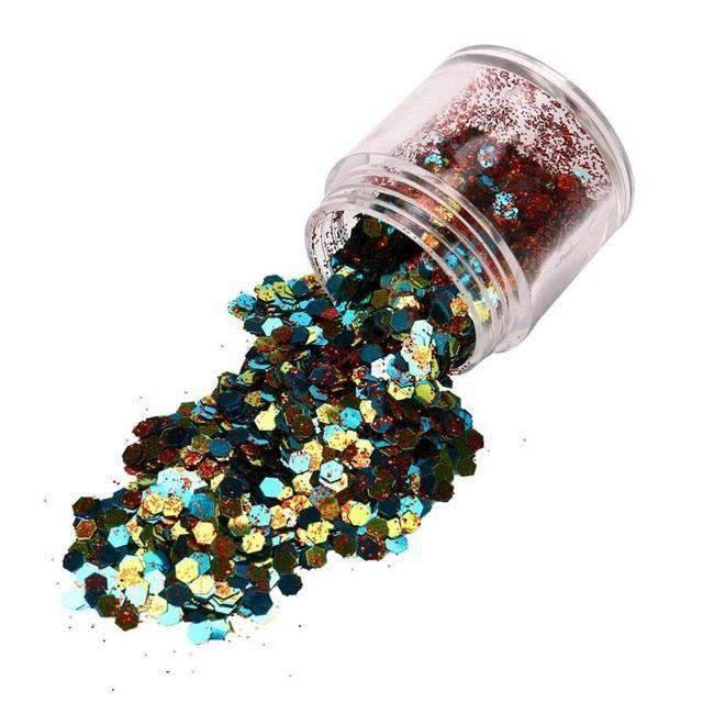 Body Glitter Sequins Powder Makeup For Nail Art Decor Body Glitter Ubeauty cute Store 09