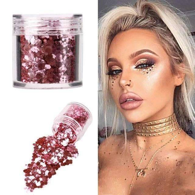 Body Glitter Sequins Powder Makeup For Nail Art Decor Body Glitter Ubeauty cute Store 11