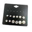 Brincos Mixed Crystal Stud Earrings Stud Earrings DanZe Accessories Store E0074