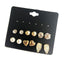 Brincos Mixed Crystal Stud Earrings Stud Earrings DanZe Accessories Store E0112