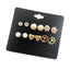 Brincos Mixed Crystal Stud Earrings Stud Earrings DanZe Accessories Store E0113