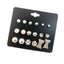 Brincos Mixed Crystal Stud Earrings Stud Earrings DanZe Accessories Store E0116