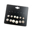 Brincos Mixed Crystal Stud Earrings Stud Earrings DanZe Accessories Store E0120