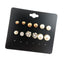 Brincos Mixed Crystal Stud Earrings Stud Earrings DanZe Accessories Store E0121