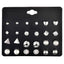 Brincos Mixed Crystal Stud Earrings Stud Earrings DanZe Accessories Store E0875
