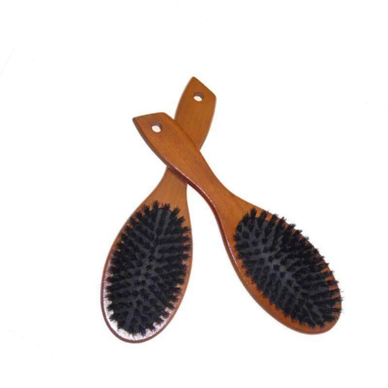 Bristle Hairbrush Anti-Static Wooden Handle Hair Comb Combs We are Beautiful Girl Store