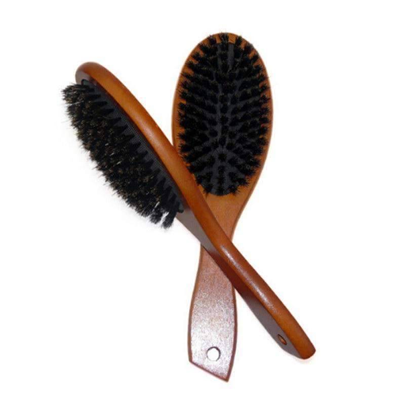 Bristle Hairbrush Anti-Static Wooden Handle Hair Comb Combs We are Beautiful Girl Store