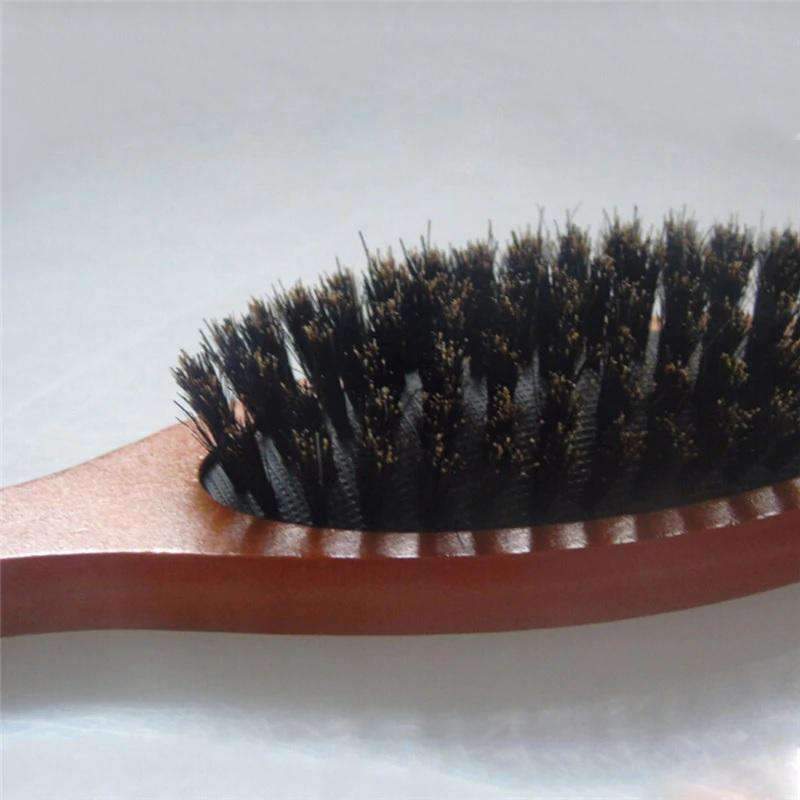 Bristle Hairbrush Anti-Static Wooden Handle Hair Comb Combs We are Beautiful Girl Store