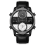 Business Chronograph Luminous Leather Strap Men's Quartz Watch Quartz Watches KAT-WACH Official Store KT720white