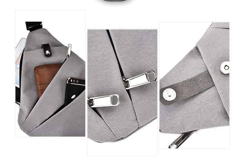 Business Style Waterproof Shoulder Crossbody Bag for Men Crossbody Bags Trends Bags Store
