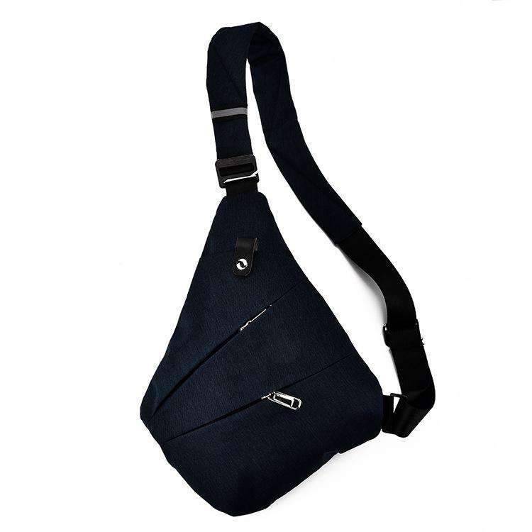 Business Style Waterproof Shoulder Crossbody Bag for Men Crossbody Bags Trends Bags Store Blue