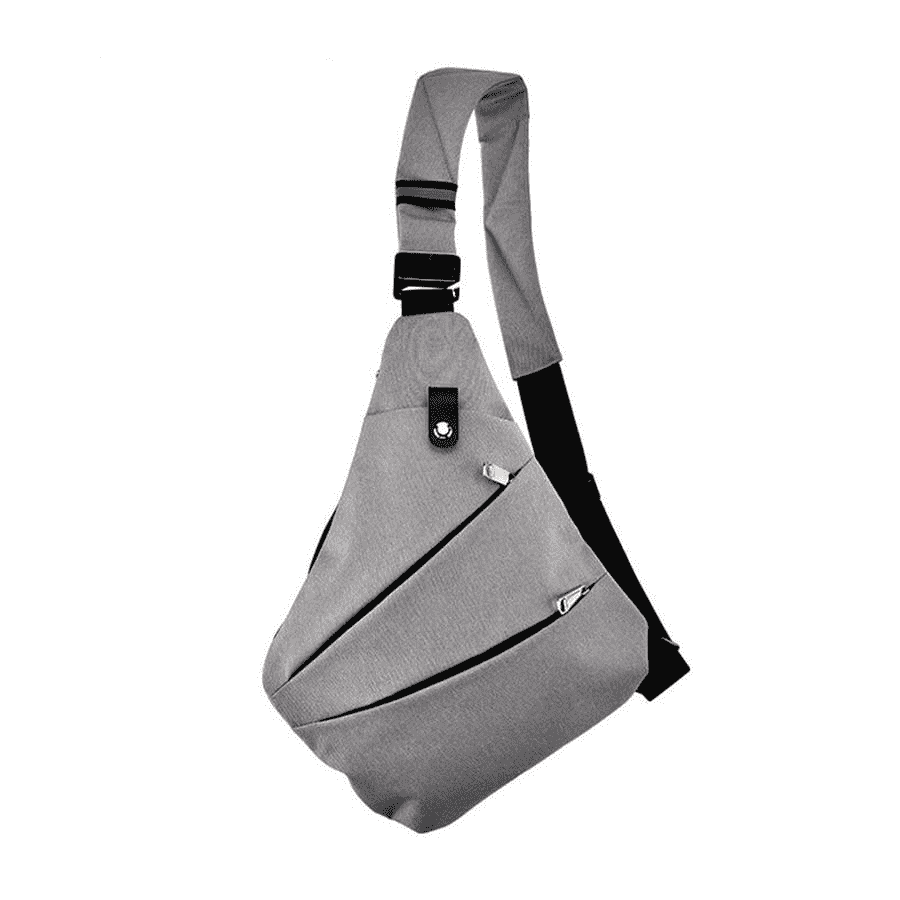 Business Style Waterproof Shoulder Crossbody Bag for Men Crossbody Bags Trends Bags Store Gray