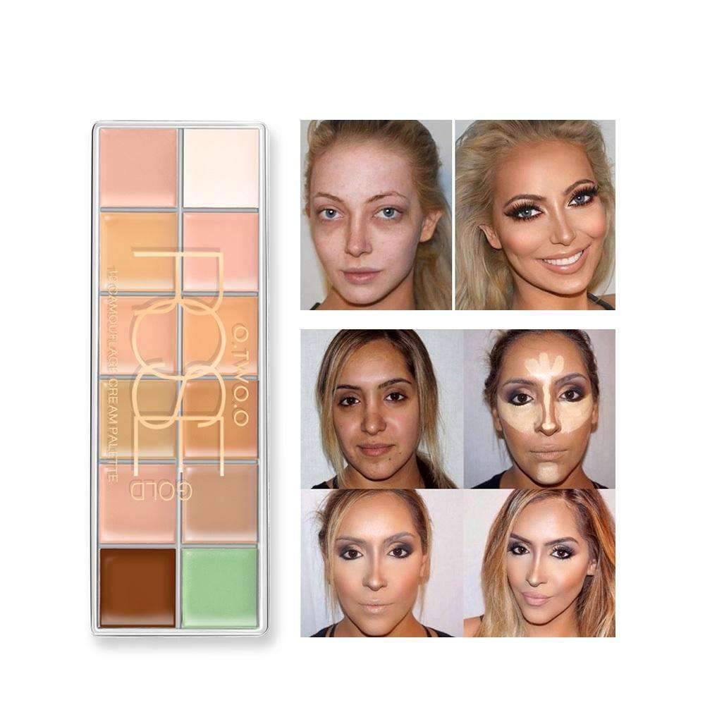 Camouflage Palette Oil Control Face Concealer Makeup Cream Concealer O.TWO.O Official Store
