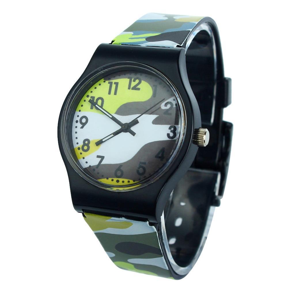 Camouflage Rubber Children Watches Children's Watches Shenzhen Sunshine Wholesale Co.,Ltd
