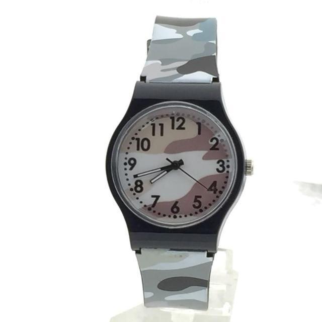 Camouflage Rubber Children Watches Children's Watches Shenzhen Sunshine Wholesale Co.,Ltd Grey