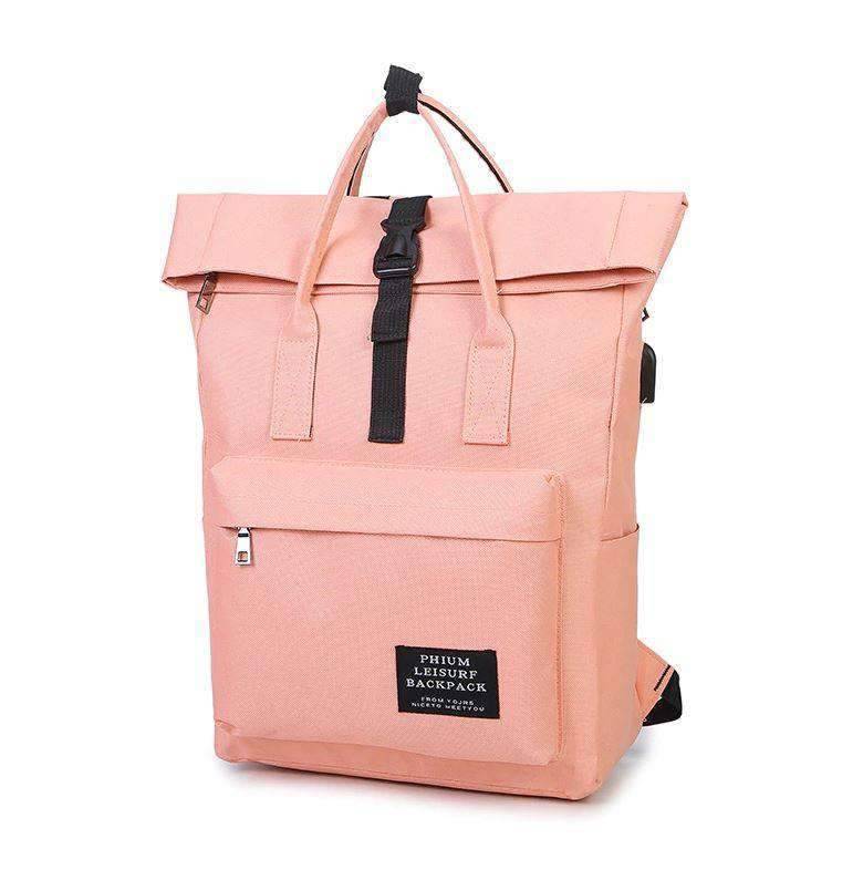 Canvas Nylon School Bag Zipper Laptop Backpacks for Women Backpacks Asm's Bag Store