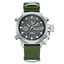 Canvas Strap Military Outdoor Men's Digital Sports Watch Sports Watches KINGDOME of TIMEPIECES store Silver