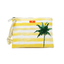 Cartoon Printing Wet Bikini Stripe Clutch Bag for Women Clutches BONAMIE Official Store Coconut tree