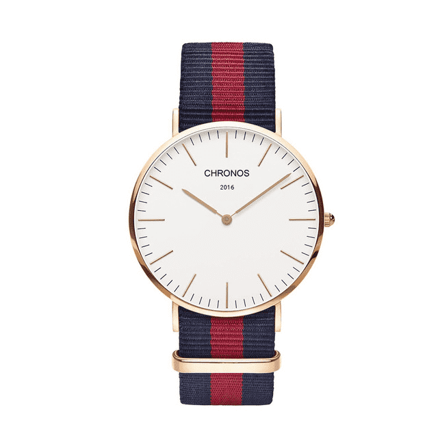 Casual Fashion Nylon Leather Unisex Anti-shock Lover Watch Lover's Watches Your Favorite Shopping Time CH0104