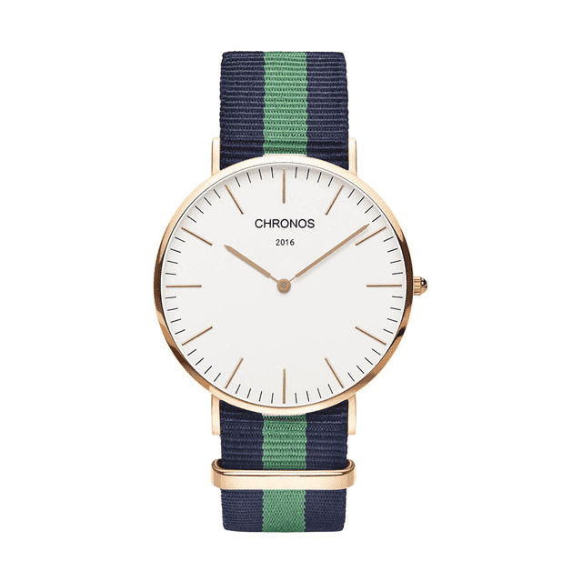 Casual Fashion Nylon Leather Unisex Anti-shock Lover Watch Lover's Watches Your Favorite Shopping Time CH0105