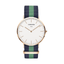 Casual Fashion Nylon Leather Unisex Anti-shock Lover Watch Lover's Watches Your Favorite Shopping Time CH0105