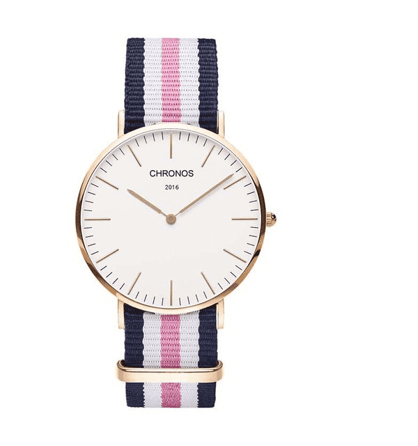 Casual Fashion Nylon Leather Unisex Anti-shock Lover Watch Lover's Watches Your Favorite Shopping Time CH0109