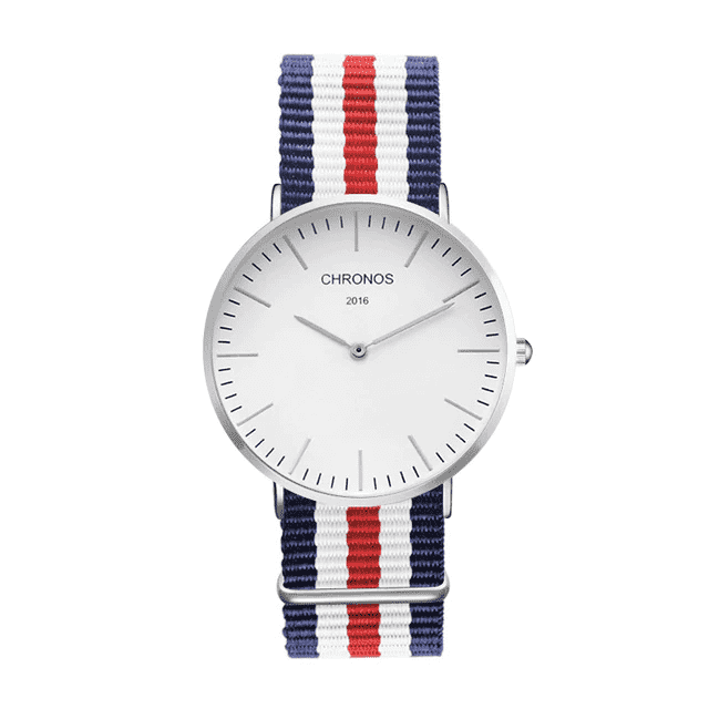 Casual Fashion Nylon Leather Unisex Anti-shock Lover Watch Lover's Watches Your Favorite Shopping Time CH0112