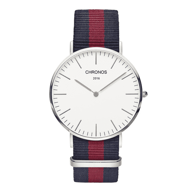 Casual Fashion Nylon Leather Unisex Anti-shock Lover Watch Lover's Watches Your Favorite Shopping Time CH0114