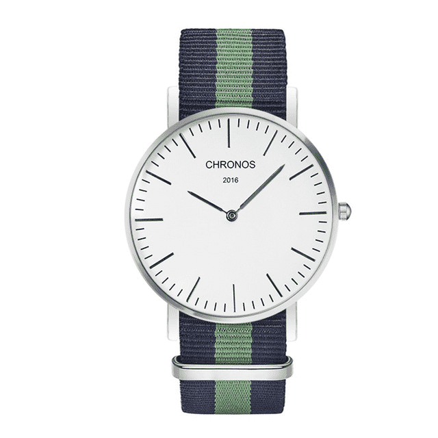 Casual Fashion Nylon Leather Unisex Anti-shock Lover Watch Lover's Watches Your Favorite Shopping Time CH0115