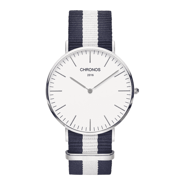 Casual Fashion Nylon Leather Unisex Anti-shock Lover Watch Lover's Watches Your Favorite Shopping Time CH0116