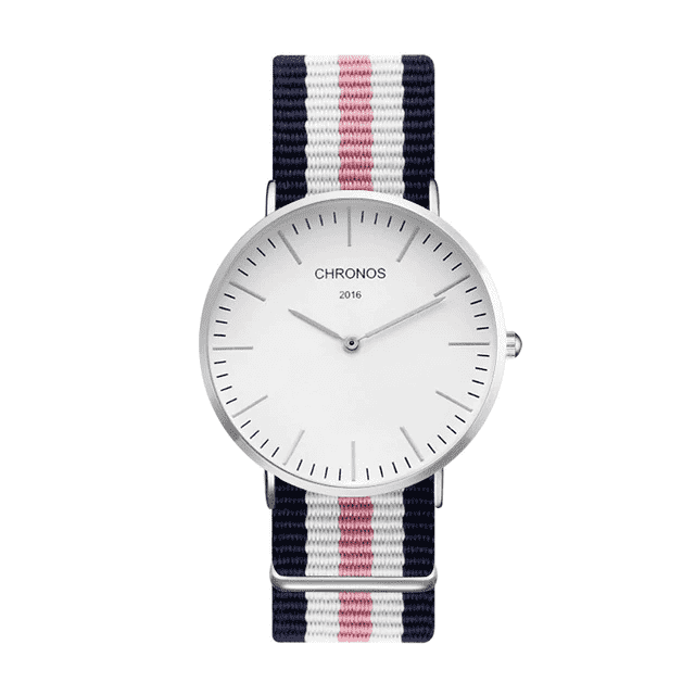 Casual Fashion Nylon Leather Unisex Anti-shock Lover Watch Lover's Watches Your Favorite Shopping Time CH0117
