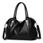 Casual Fashioned Portable Leather Shoulder Bag for Women Shoulder Bags FH HERALD FASHION Official Store Black 32x27x10cm