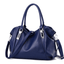 Casual Fashioned Portable Leather Shoulder Bag for Women Shoulder Bags FH HERALD FASHION Official Store Blue 32x27x10cm