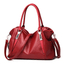 Casual Fashioned Portable Leather Shoulder Bag for Women Shoulder Bags FH HERALD FASHION Official Store Red 32x27x10cm