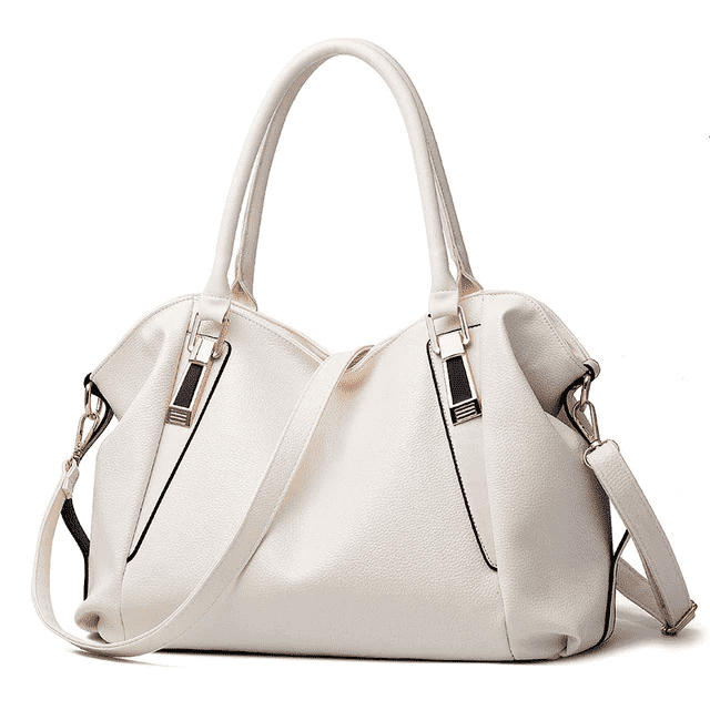 Casual Fashioned Portable Leather Shoulder Bag for Women Shoulder Bags FH HERALD FASHION Official Store White 32x27x10cm
