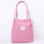 Casual Folding Reusable Cotton Shoulder Bag for Women Shoulder Bags Mary's Purse Store Pink