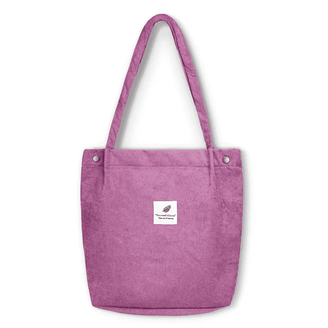 Casual Folding Reusable Cotton Shoulder Bag for Women Shoulder Bags Mary's Purse Store Purple