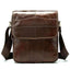 Casual Genuine Leather Small Flap Crossbody Bag for Men Crossbody Bags MVA Bags Factory Sell store 1121oil coffee 27CM