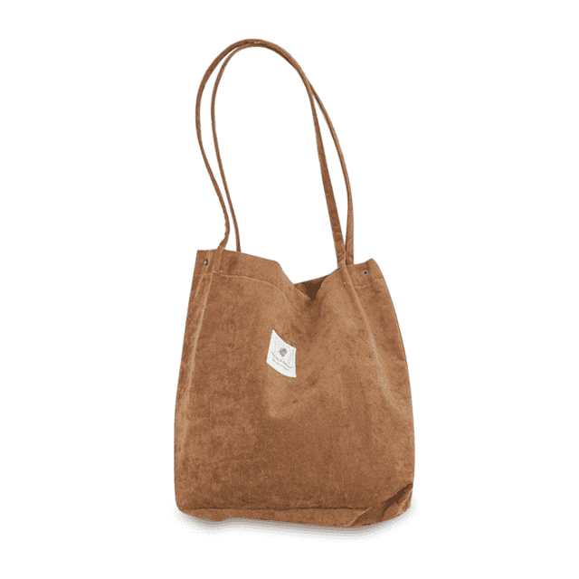 Casual High Capacity Foldable Canvas Shoulder Bag for Women Shoulder Bags Shop2805127 Store Brown